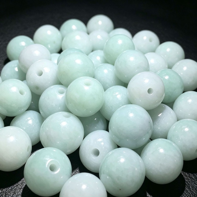 10PC Natural Jade Emerald 13mm - đánh giá và giá Beading