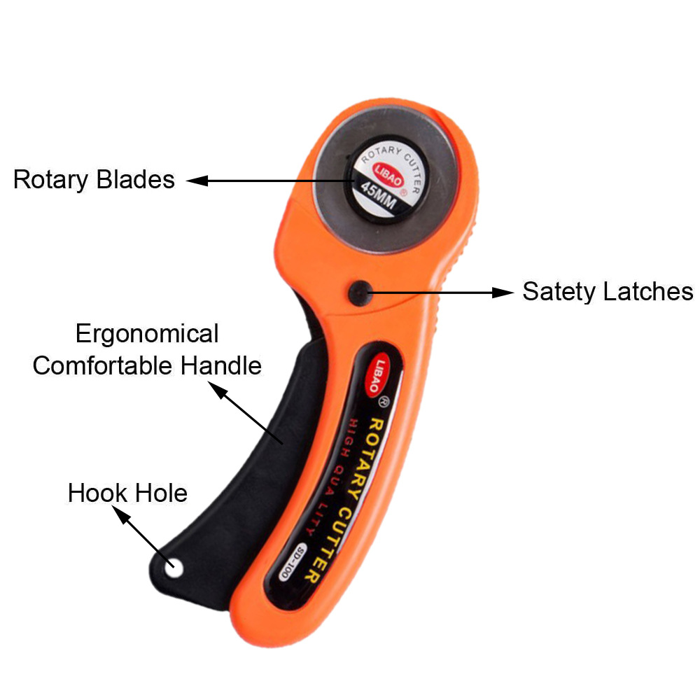 45mm Rotary Cutter Blades Fabr - đánh giá và giá Rotary Cutter For Fabric 45Mm
