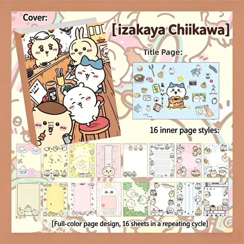 Chiikawa Cute Notebook 80 Shee - đánh giá và giá Scrapbooking