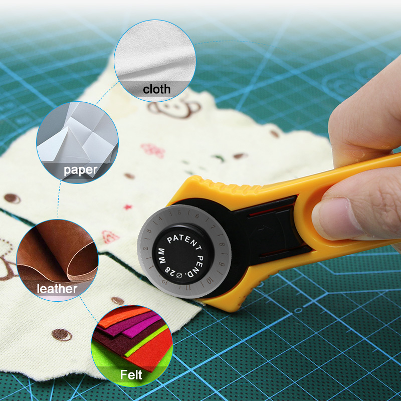 28mm /45mm Rotary Cutter Patch - đánh giá và giá Rotary Cutter For Fabric 45Mm