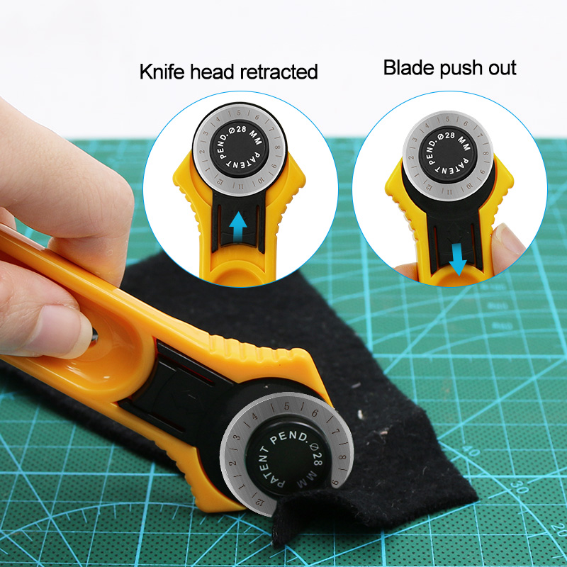 28mm /45mm Rotary Cutter Patch - đánh giá và giá Rotary Cutter For Fabric 45Mm