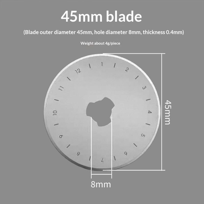 5/10PCS 45mm Rotary Cutter Sha - đánh giá và giá Rotary Cutter For Fabric 45Mm