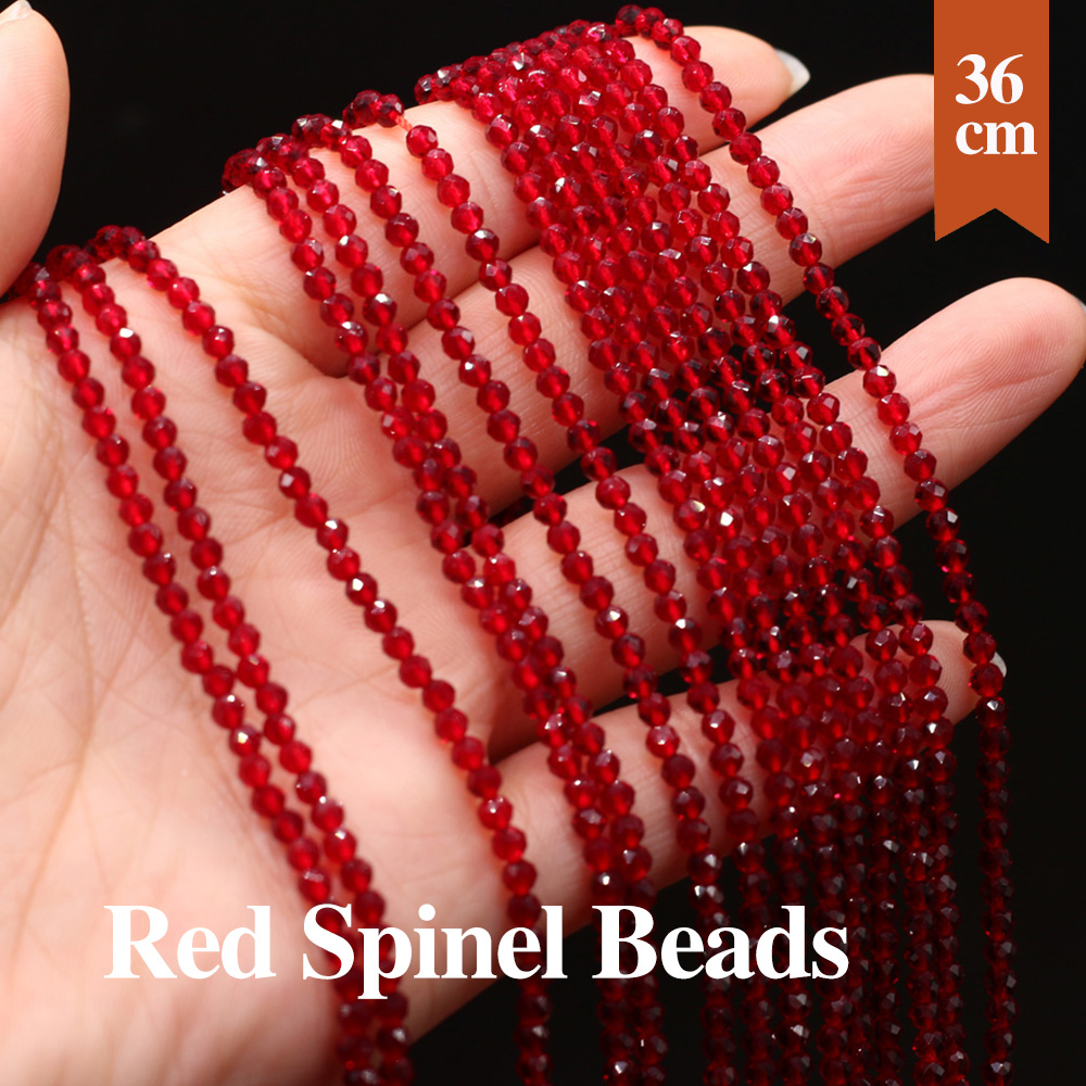 10 Strands Natural Red Spinel  - đánh giá và giá Glass Seed Beads 2Mm Jewelry Making