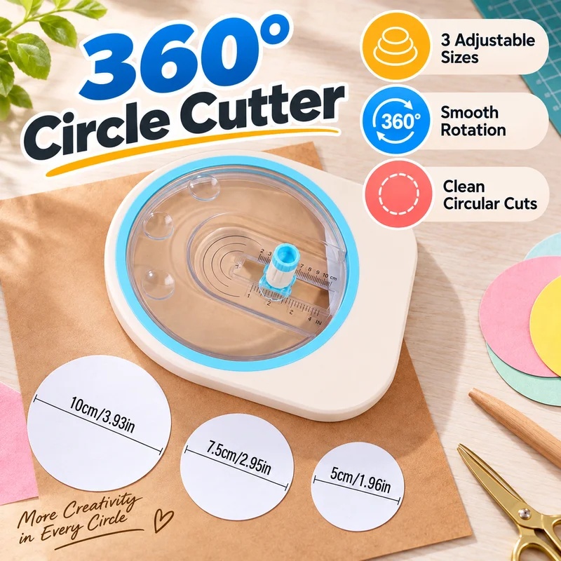 360° Rotating Circular Paper C - đánh giá và giá Scrapbooking